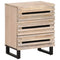 vidaXL Bedside Cabinet 50x34x62 cm Solid Wood Mango