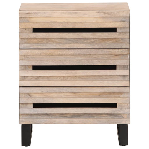 vidaXL Bedside Cabinet 50x34x62 cm Solid Wood Mango