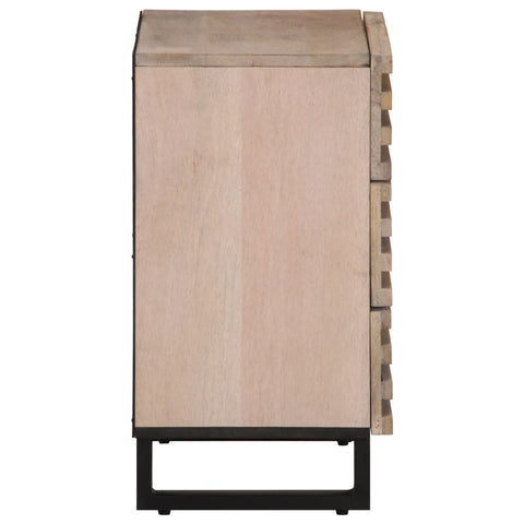 vidaXL Bedside Cabinet 50x34x62 cm Solid Wood Mango
