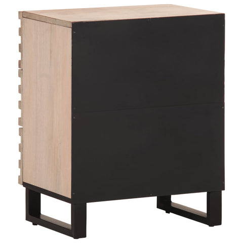 vidaXL Bedside Cabinet 50x34x62 cm Solid Wood Mango