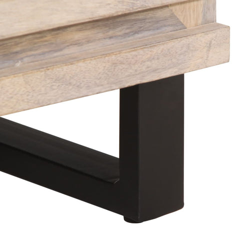 vidaXL Bedside Cabinet 50x34x62 cm Solid Wood Mango