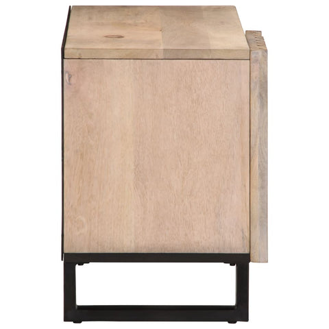 vidaXL TV Cabinet 80x34x46 cm Solid Wood Mango