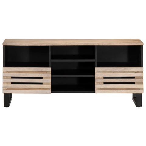 vidaXL TV Cabinet 100x34x46 cm Solid Wood Mango