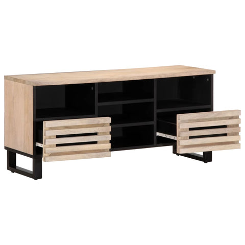 vidaXL TV Cabinet 100x34x46 cm Solid Wood Mango
