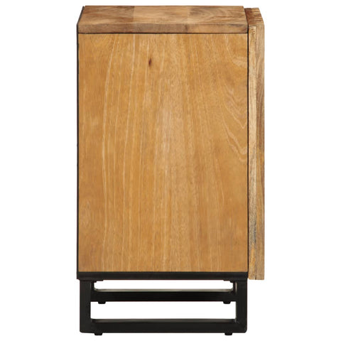 vidaXL Bathroom Cabinet 38x34x58 cm Solid Wood Rough Mango