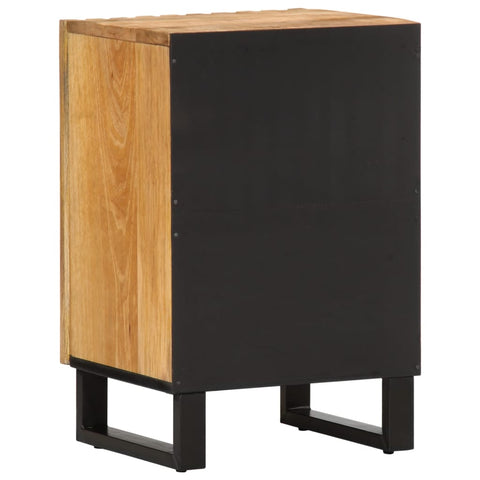 vidaXL Bathroom Cabinet 38x34x58 cm Solid Wood Rough Mango