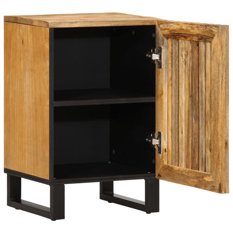 vidaXL Bathroom Cabinet 38x34x58 cm Solid Wood Rough Mango