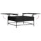 vidaXL Coffee Table Black 95x95x45 cm Engineered Wood and Metal