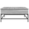 vidaXL Coffee Table Grey Sonoma 95x95x45 cm Engineered Wood and Metal