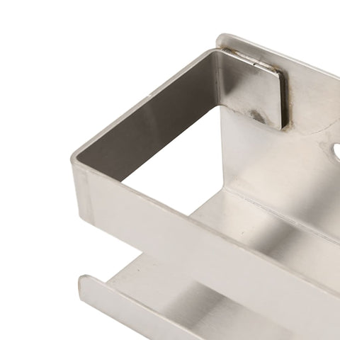 vidaXL Shower Shelf 23x6.5x6 cm Brushed 304 Stainless Steel
