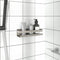 vidaXL Shower Shelf 23x6.5x6 cm Brushed 304 Stainless Steel