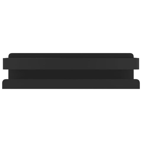 vidaXL Shower Shelf Matt Black 23x6.5x6 cm Brushed 304 Stainless Steel