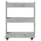 vidaXL Cabinet with Wheels Concerte Grey 60x22x79 cm Engineered Wood