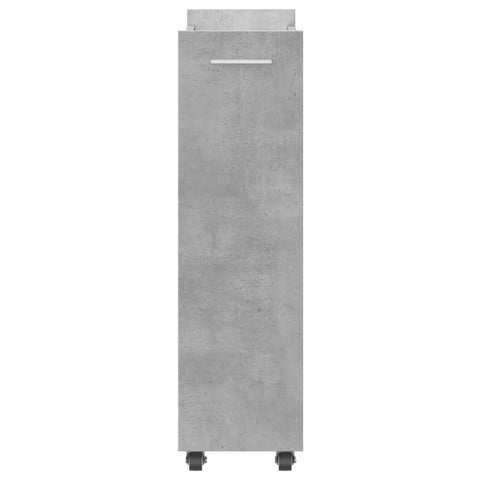 vidaXL Cabinet with Wheels Concerte Grey 60x22x79 cm Engineered Wood