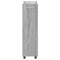 vidaXL Cabinet with Wheels Grey Sonoma 60x22x79 cm Engineered Wood