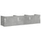 vidaXL Wall Cabinets 2 pcs Concrete Grey 75x18x16.5 cm Engineered Wood