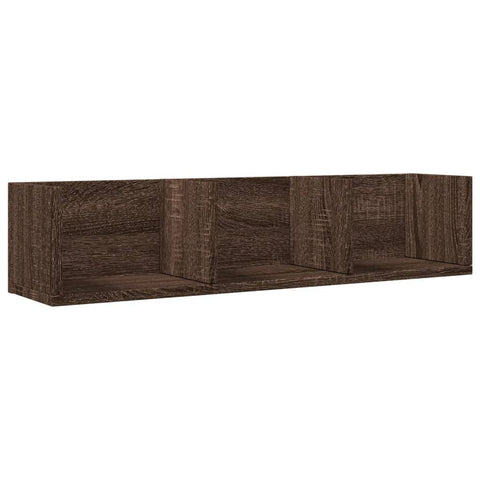 vidaXL Wall Cabinet Brown Oak 75x18x16.5 cm Engineered Wood