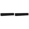 vidaXL Wall Cabinets 2 pcs Black 99x18x16.5 cm Engineered Wood