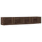 vidaXL Wall Cabinet Brown Oak 99x18x16.5 cm Engineered Wood