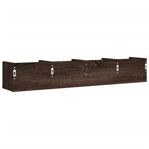 vidaXL Wall Cabinet Brown Oak 99x18x16.5 cm Engineered Wood