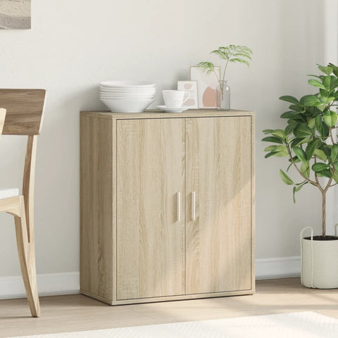 vidaXL Sideboard Sonoma Oak 60x31x70 cm Engineered Wood