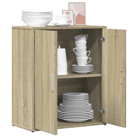 vidaXL Sideboard Sonoma Oak 60x31x70 cm Engineered Wood