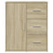 vidaXL Sideboard Sonoma Oak 60x31x70 cm Engineered Wood