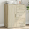 vidaXL Sideboard Sonoma Oak 60x31x70 cm Engineered Wood