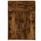vidaXL Sideboard Smoked Oak 60x30x84 cm Engineered Wood