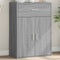 vidaXL Sideboard Grey Sonoma 60x30x84 cm Engineered Wood