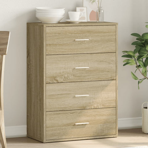 vidaXL Sideboard Sonoma Oak 60x31x84 cm Engineered Wood