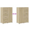 vidaXL Sideboard Sonoma Oak 60x31x84 cm Engineered Wood