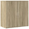 vidaXL Sideboard Sonoma Oak 79x38x80 cm Engineered Wood
