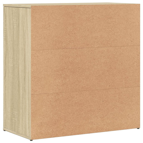 vidaXL Sideboard Sonoma Oak 79x38x80 cm Engineered Wood