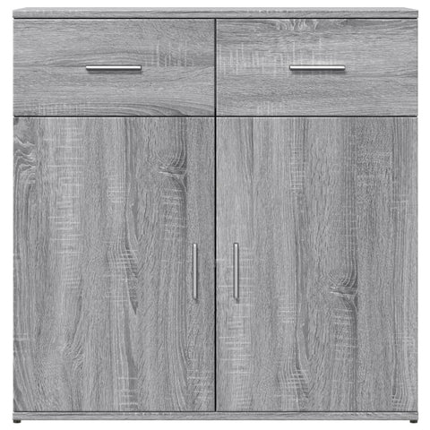 vidaXL Sideboard Grey Sonoma 79x38x80 cm Engineered Wood