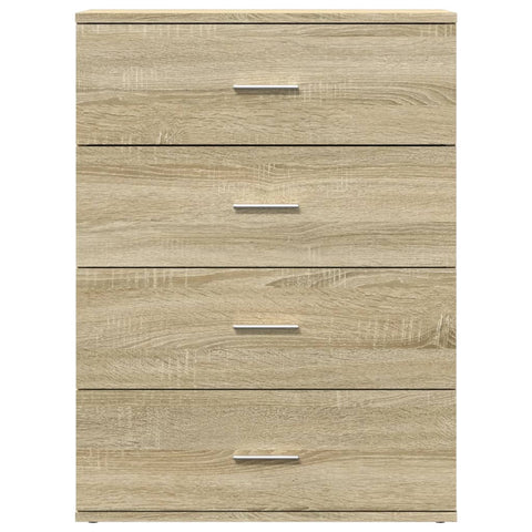 vidaXL Sideboard Sonoma Oak 60x39x80 cm Engineered Wood