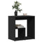 vidaXL Side Table Black 50x30x50 cm Engineered Wood