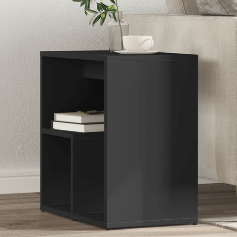 vidaXL Side Tables 2 pcs Black 50x30x50 cm Engineered Wood