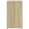 vidaXL Side Tables 2 pcs Sonoma Oak 50x30x50 cm Engineered Wood