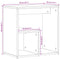 vidaXL Side Tables 2 pcs Sonoma Oak 50x30x50 cm Engineered Wood