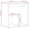 vidaXL Side Tables 2 pcs Grey Sonoma 50x30x50 cm Engineered Wood