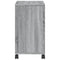 vidaXL Side Table with Wheels Grey Sonoma 50x30x55 cm Engineered Wood