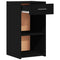 vidaXL Bedside Cabinets 2 pcs Black 35x34x65 cm Engineered Wood