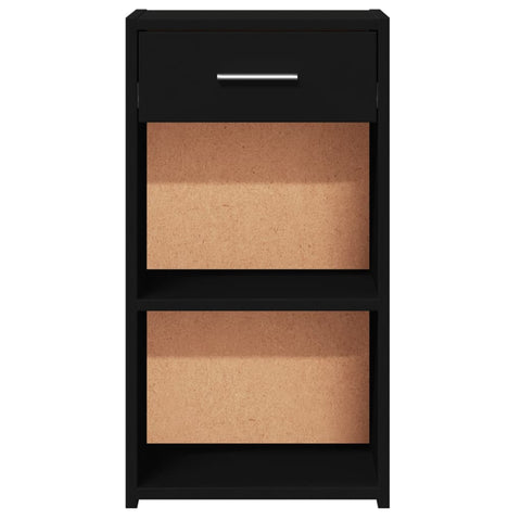 vidaXL Bedside Cabinets 2 pcs Black 35x34x65 cm Engineered Wood