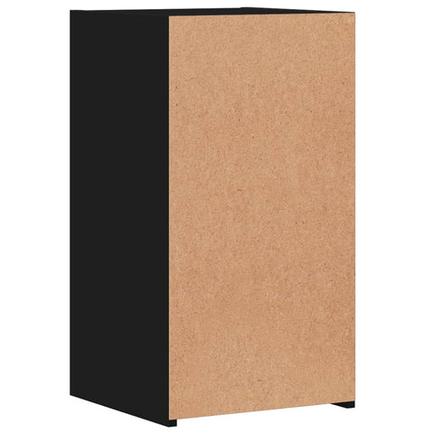 vidaXL Bedside Cabinets 2 pcs Black 35x34x65 cm Engineered Wood