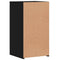 vidaXL Bedside Cabinets 2 pcs Black 35x34x65 cm Engineered Wood