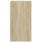 vidaXL Bedside Cabinets 2 pcs Sonoma Oak 35x34x65 cm Engineered Wood
