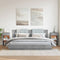 vidaXL Bedside Cabinets 2 pcs Concrete Grey 35x34x65 cm Engineered Wood