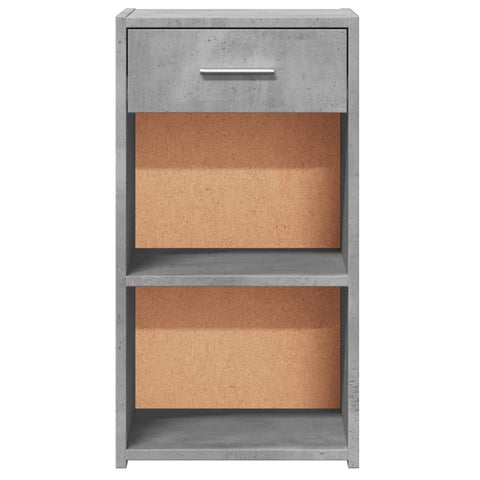 vidaXL Bedside Cabinets 2 pcs Concrete Grey 35x34x65 cm Engineered Wood