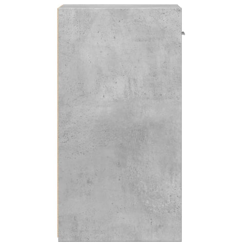vidaXL Bedside Cabinets 2 pcs Concrete Grey 35x34x65 cm Engineered Wood
